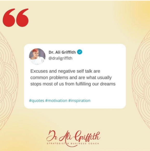 Dr Ali Griffith - inspirational messages